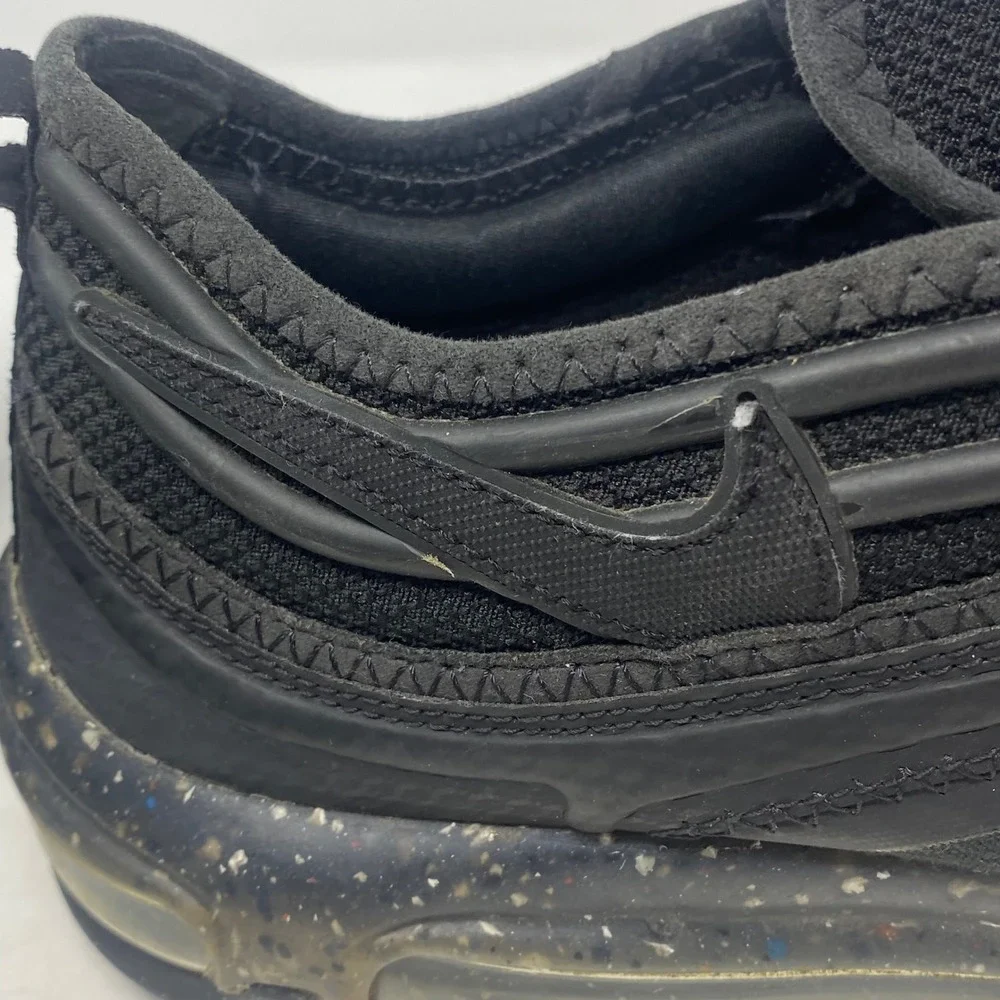 Nike Air Max 97 Terrascape Triple Black Mens Sneakers DQ3976-001 Size 13